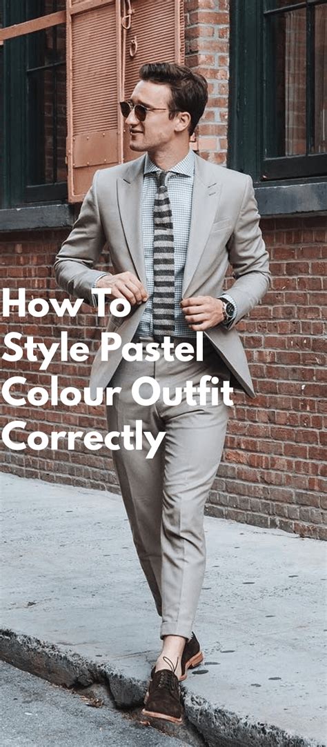 How To Style Pastel Colour Outfit Correctly Colourful Outfits Mens