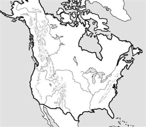 North America Geography Map Diagram Quizlet