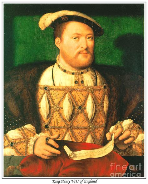 King Henry Viii Of England Painting By Romanov Pixels