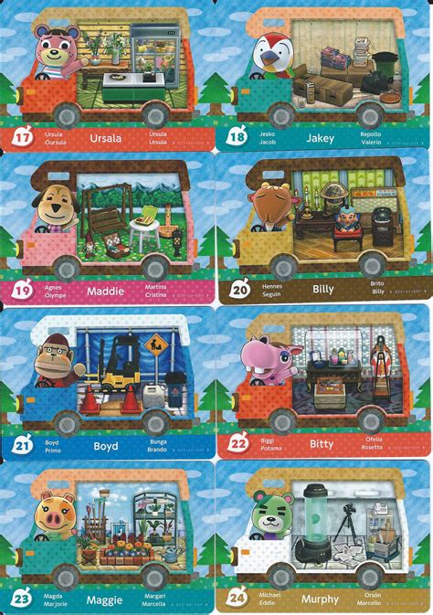 Alongside this, 50 villagers from animal crossing and animal forest e+ who were absent in new leaf and other games also return to the series with the update. Scans of All 50 New Animal Crossing: New Leaf amiibo Cards | Mon Amiibo.com
