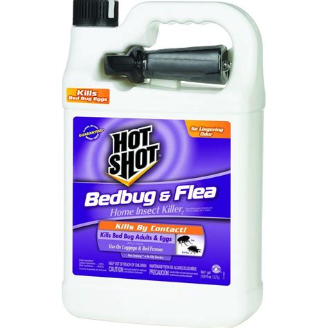10 best bed bug killers 2020 reviews. Hot Shot Bed Bug and Flea Killer 1 gallon Sprayer Bedbug ...