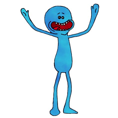 Check Out This Transparent Rick And Morty Character Mr Meeseeks Png Image