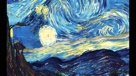 Among The Stars Animated Starry Night Youtube