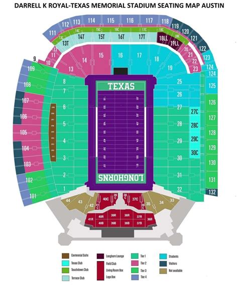 Derrell K Royal Texas Stadium Seating Plan Ticket Price Booking