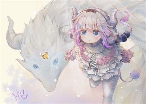 Miss Kobayashis Dragon Maid Hd Wallpaper Background Image