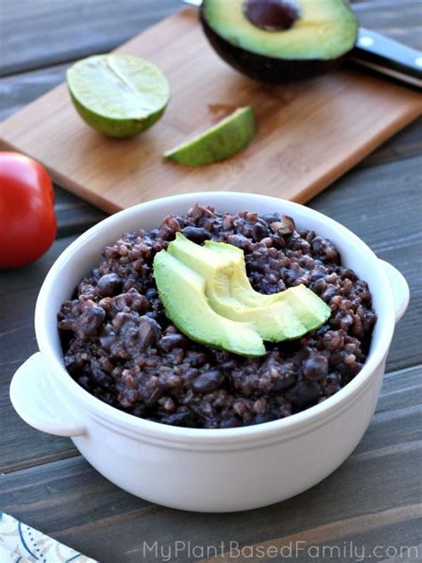 What vegetables are used in making black soup. Instant Pot Black Beans and Rice | Recipe | Vegan instant ...