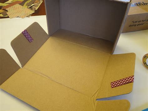 Upcycled Paper Covered Cardboard Boxes