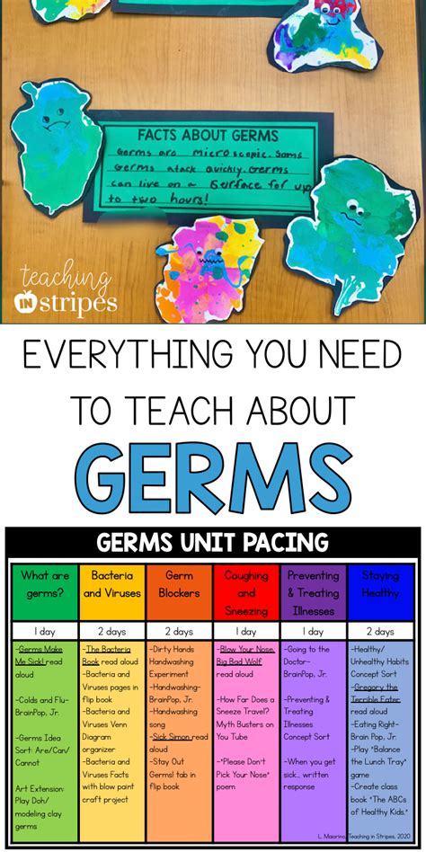 Everything You Need To Teach About Germs Germs Lessons Health