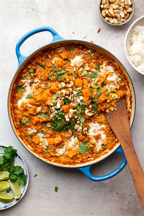Sweet Potato And Red Lentil Curry Lazy Cat Kitchen