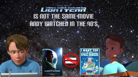 Lightyear Is Not The Movie Andy Watched In The 90s Youtube