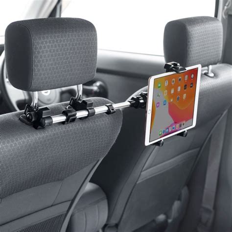 車の後部座席にタブレットを設置できる車載ホルダーを発売。 サンワサプライ株式会社のプレスリリース