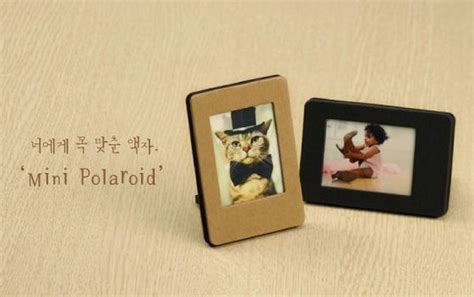 Mini Polaroid Photo Frame S Ivoryblackkraft Instax Etsy