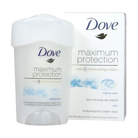 Deodorant Antiperspirant Cream Dove Maximum Protection Original Clean 45 Ml