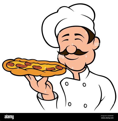 Pizza Chef Character Stock Vector Image And Art Alamy