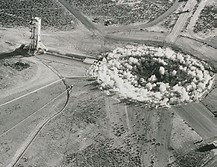 Image result for U.S. conducted its first underground nuclear test.
