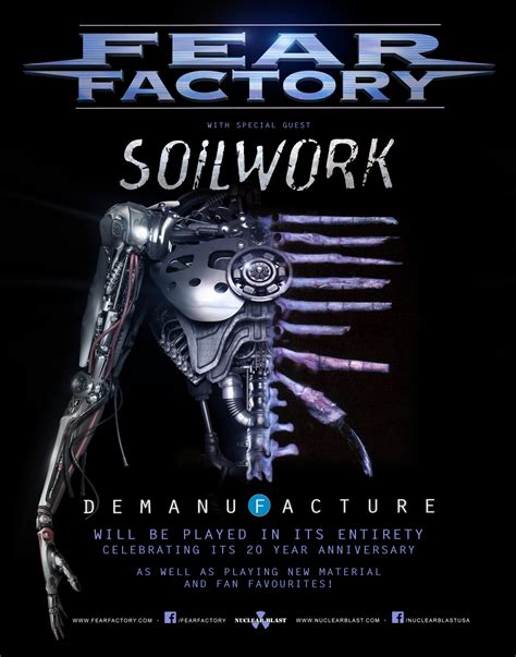 Fear Factory Add Dates To Demanufacture 20 Year Anniversary Tour