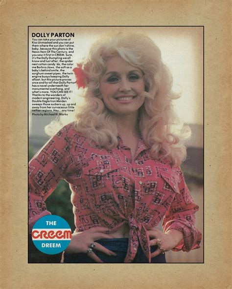 🔞dolly parton in creem magazine feb 1978 of dolly parton nude