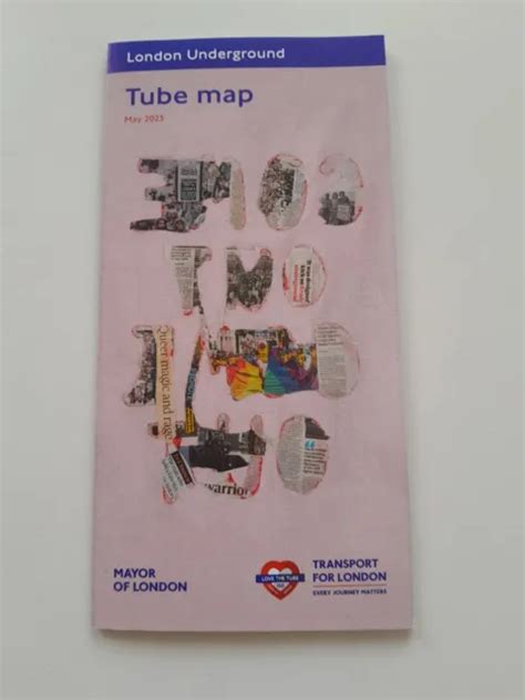 Tube Map London Underground Tfl May Latest Edition Years Of