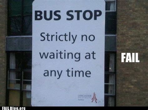 Ironic Bus Stop Sign Rironicsigns
