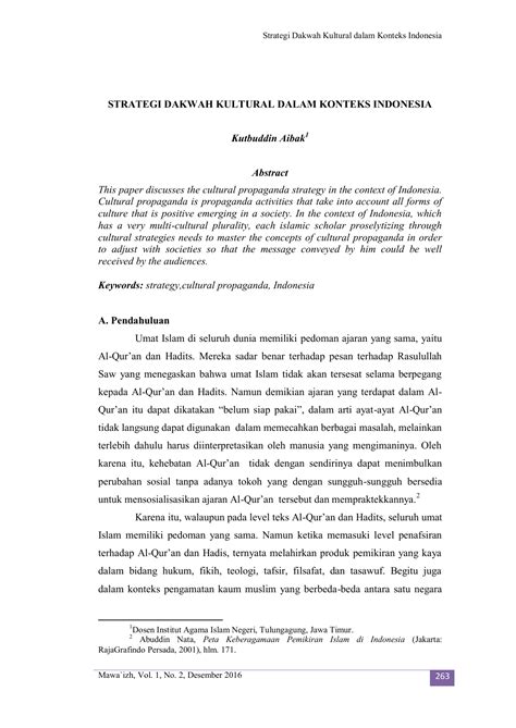 Islam indonesia menjadi mayoritas merupakan karunia allah yang termahal. Contoh Islam Kultural Di Indonesia - Abdul Kadir ...