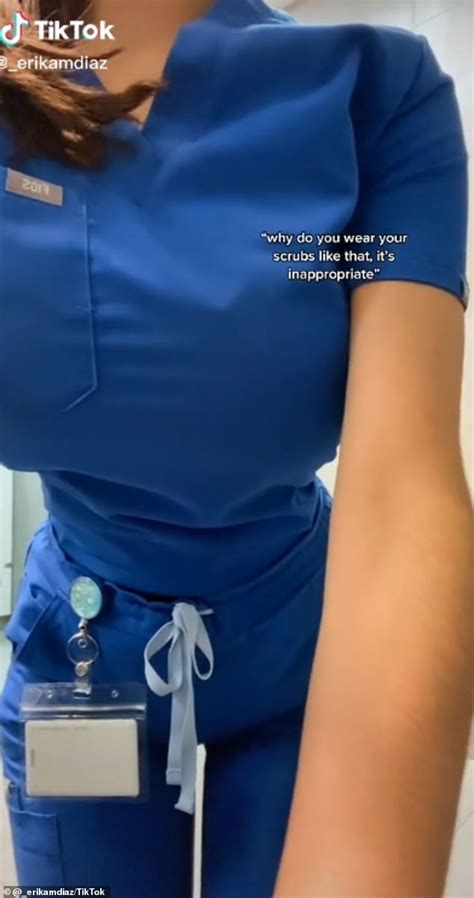 Nurse Hits Back At Critics Who Called Her Figure Hugging Scrubs Inappropriate Express Digest