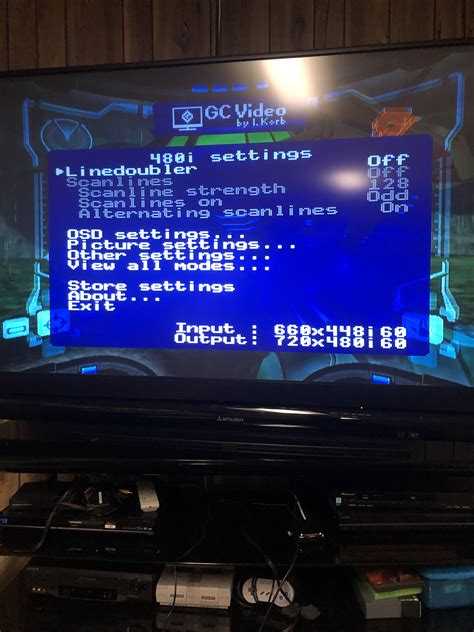 Need Help With The Carby V2 The 480i Looks Better Than 480p In Metroid