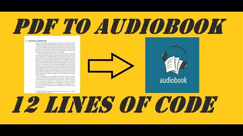 How To Convert Boring Pdfs Into Audiobooks 📘using Python Python