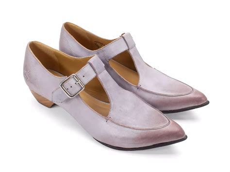 Mikayla Purple Sleek T Strap Shoe Fluevog Shoes