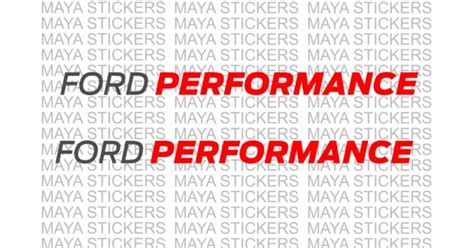 Ford Performance Logo Stickers For All Ford Cars