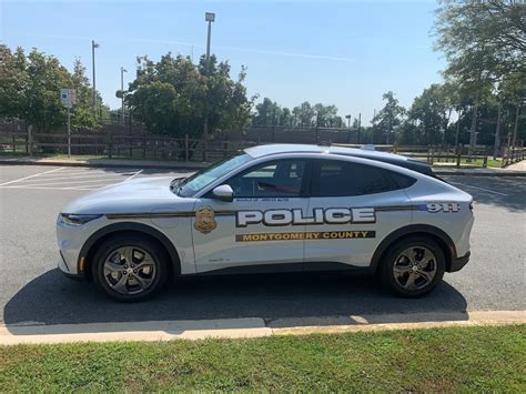 Montgomery County Ford Mach E Police Cars At Poolesville Day