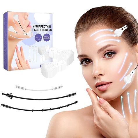 Buy Face Lift Tape 40pcs Face Tape Lifting Invisible With Lifting Ropes Elastic Makeup Tools