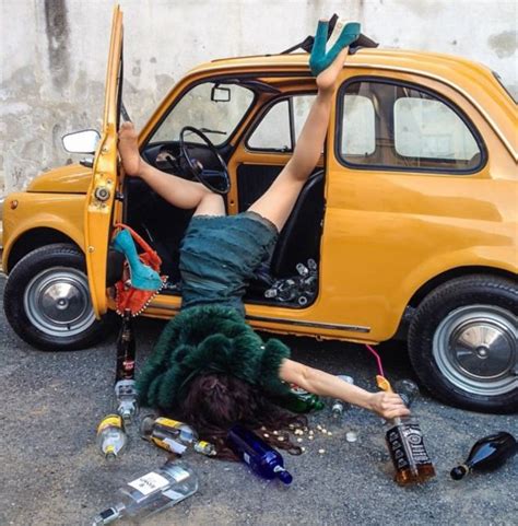 Photographer Sandro Giordanos Series Shows Models Falling Over In