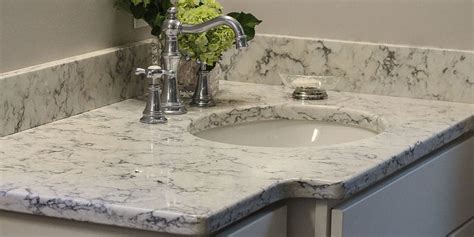 Marble is another great natural stone option. Looking for custom bathroom vanity tops with sinks in Atlanta?