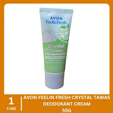 Avon Deodorant Feelin Fresh Crystal Tawas Anti Perspirant Quelch