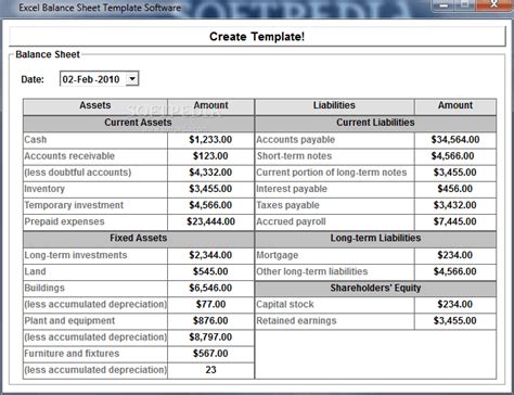 5 Balance Sheet Formats In Excel Word Excel Formats