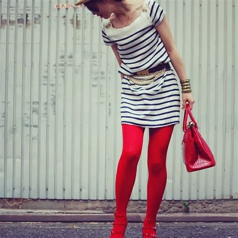 The Lovely Side 13 Ways To Wear Red Tights