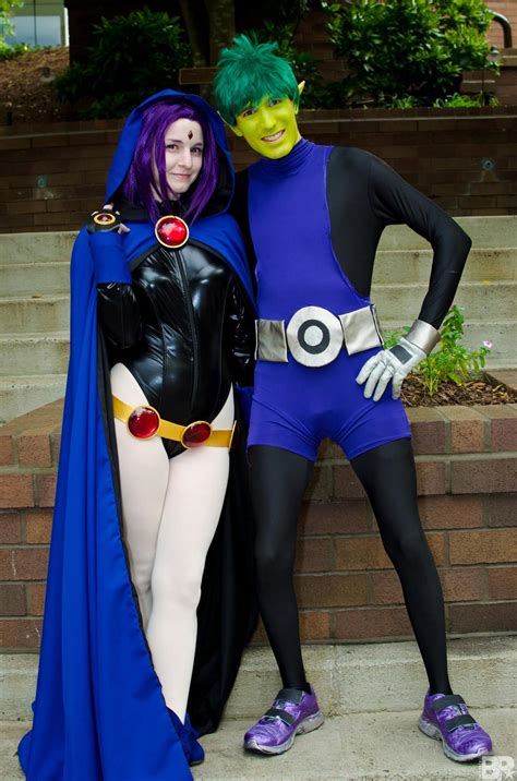 Raven With Beastboy By Chelzorthedestroyer On Deviantart