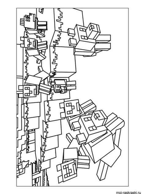 These minecraft coloring pages are free and a lot of fun because they foster imagination in children and keep them busy at the same time. Free printable Minecraft coloring pages.