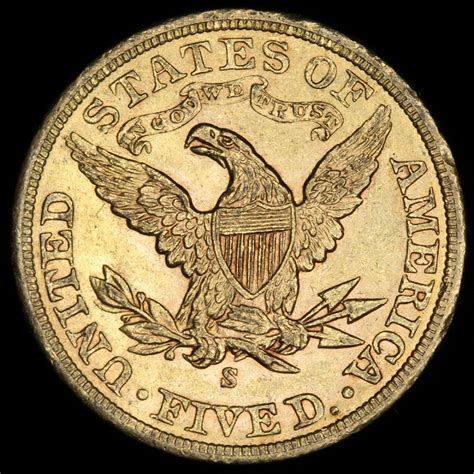 1903 S 5 Five Dollars Liberty Head Half Eagle Gold Coin Pristine Auction
