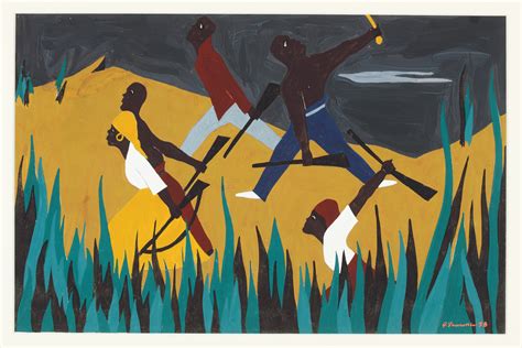 Jacob Lawrence Heroism In Paint Africanahorg
