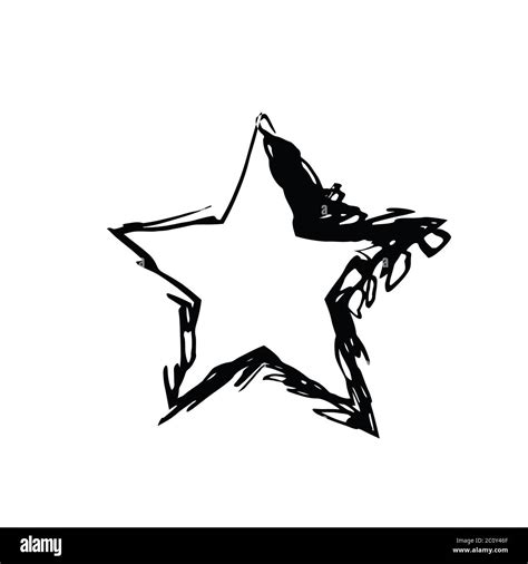 Grunge Star Vector Stock Photo Alamy
