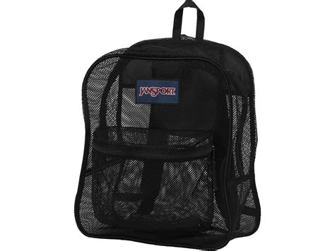 Jansport Mesh Pack Backpack Black Rosemarynorlelo