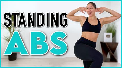 Min Standing Ab Workout Beginner Friendly Youtube