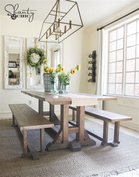 Diy Pottery Barn Inspired Dining Table For 100 Shanty 2 Chic