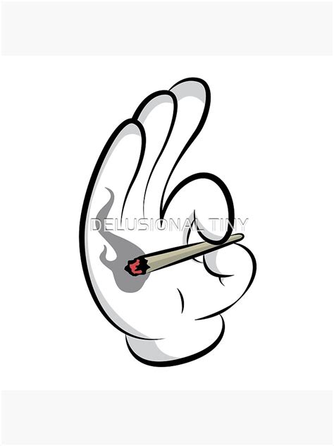 Puff Puff Pass Hand Poster For Sale By Flothwest Redbubble