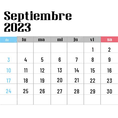 September 2023 Calendar In Spanish Get Calender 2023 Update