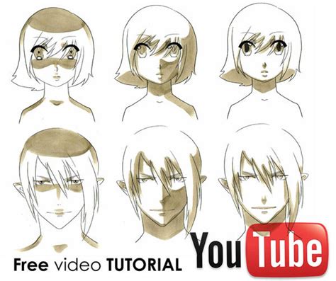 How To Draw Manga Shading Faces Video Tutorial By Mistiqarts On Deviantart