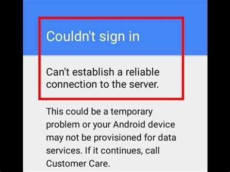 Samsung s6 is what i'm using.if i do the same thing on my tablet with same account. Solved : Unable to Connect Google Server - YouTube