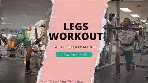 beginner leg workout gym ideas youtube