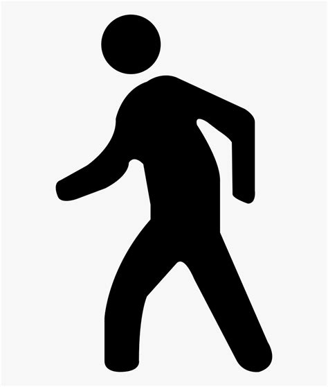 Stick Figure Walking Silhouette Clip Art Person Walking